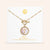 "Stellar Me" Mother of Pearl Reversible Medallion Necklace