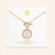 "Stellar Me" Mother of Pearl Reversible Medallion Necklace