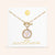 "Stellar Me" Mother of Pearl Reversible Medallion Necklace
