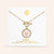 "Stellar Me" Mother of Pearl Reversible Medallion Necklace