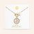 "Stellar Me" Mother of Pearl Reversible Medallion Necklace