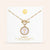 "Stellar Me" Mother of Pearl Reversible Medallion Necklace