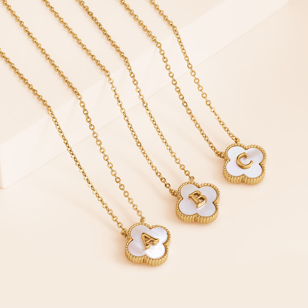 "Unique Blossom" Mother of Pearl Reversible Necklace