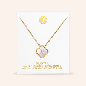 "Unique Blossom" Mother of Pearl Reversible Necklace