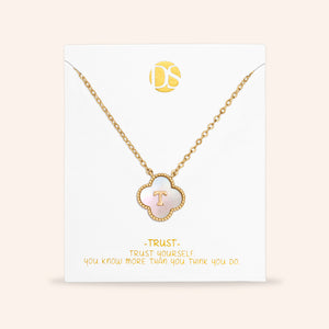 "Unique Blossom" Mother of Pearl Reversible Necklace
