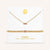 "Graceful Duo" Baguette Birthstone Necklace & Bracelet Set
