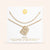 "Bubbly Shine"  Set of Two Initial Letter  & Curb chain Layering Necklace
