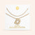 "Bubbly Shine"  Set of Two Initial Letter  & Curb chain Layering Necklace