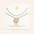 "Bubbly Shine"  Set of Two Initial Letter  & Curb chain Layering Necklace