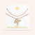 "Bubbly Shine"  Set of Two Initial Letter  & Curb chain Layering Necklace