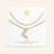"Bubbly Shine"  Set of Two Initial Letter  & Curb chain Layering Necklace