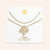"Bubbly Shine"  Set of Two Initial Letter  & Curb chain Layering Necklace