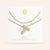 "Bubbly Shine"  Set of Two Initial Letter  & Curb chain Layering Necklace