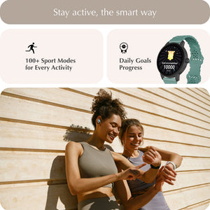 "Ora" Smartwatch Set with 5 Straps – Black