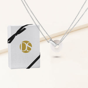 "Elena" Interlocking Pendant Necklace