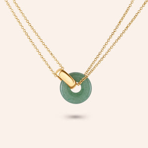 "Elena" Interlocking Pendant Necklace