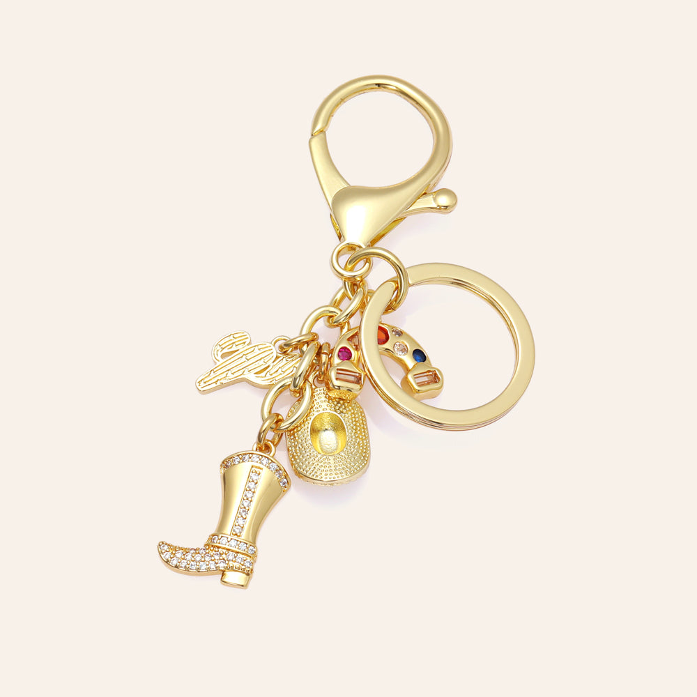 "Saddle up" Keychain