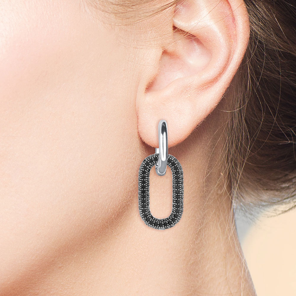 "Change it Up" Pave Link Earring Charms - Pair