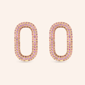 "Change it Up" Pave Link Earring Charms - Pair