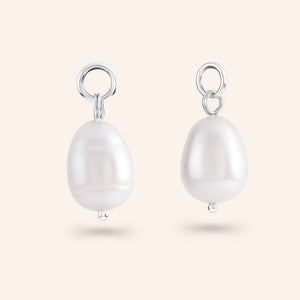 "Lux Baroque" Pearl Earring Charms - Pair