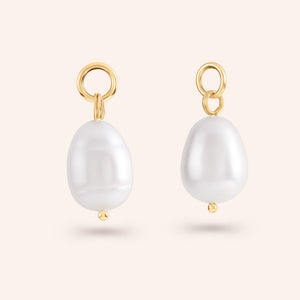 "Lux Baroque" Pearl Earring Charms - Pair