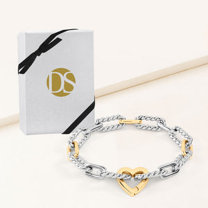 "Twist of Luxe" Texture Link Bracelet
