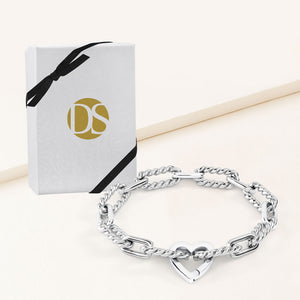 "Twist of Luxe" Texture Link Bracelet