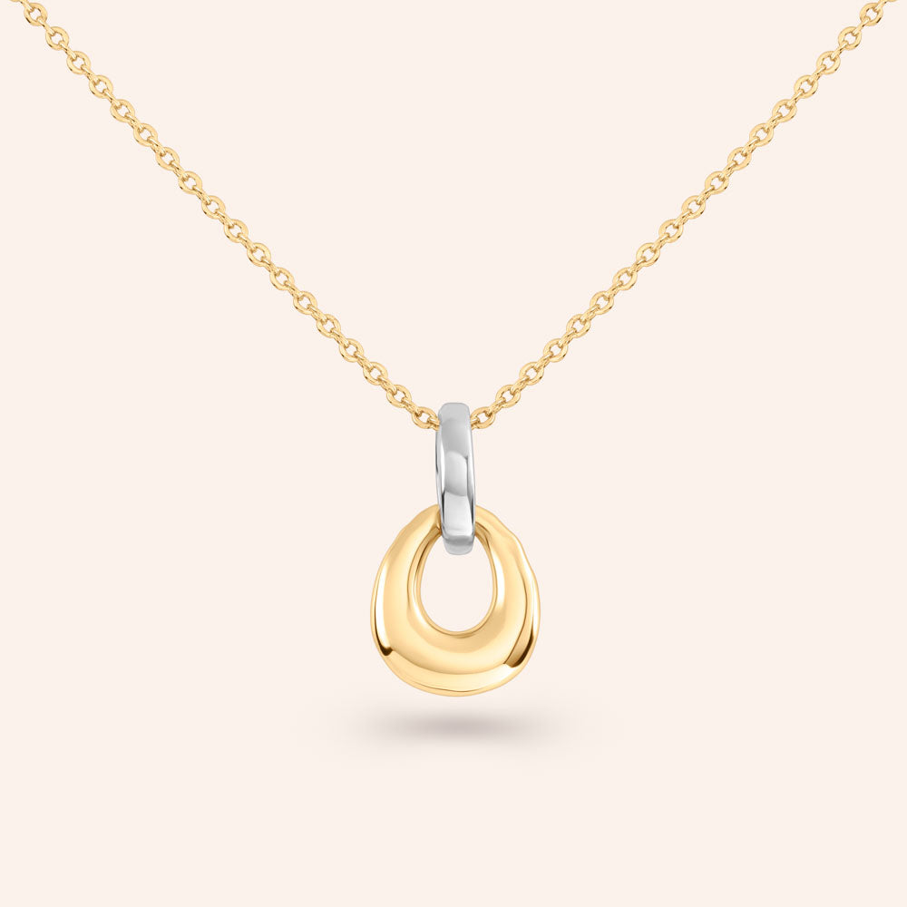 "Jane" High Polished Pendant Necklace