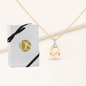 "Jane" High Polished Pendant Necklace