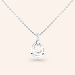 "Jane" High Polished Pendant Necklace