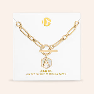 Side by Side Mother of Pearl  Reversible Necklace