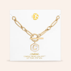 Side by Side Mother of Pearl  Reversible Necklace