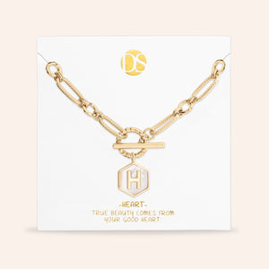 Side by Side Mother of Pearl  Reversible Necklace