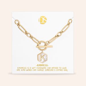 Side by Side Mother of Pearl  Reversible Necklace