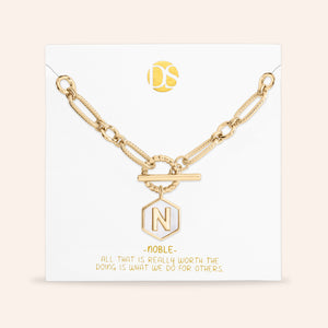 Side by Side Mother of Pearl  Reversible Necklace