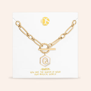 Side by Side Mother of Pearl  Reversible Necklace