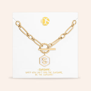 Side by Side Mother of Pearl  Reversible Necklace