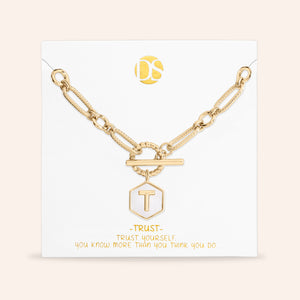 Side by Side Mother of Pearl  Reversible Necklace