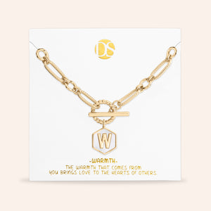 Side by Side Mother of Pearl  Reversible Necklace