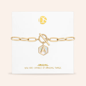 Side by Side Mother of Pearl  Reversible Bracelet