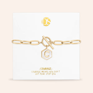 Side by Side Mother of Pearl  Reversible Bracelet