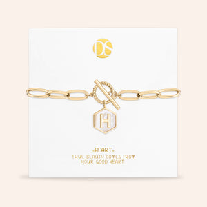 Side by Side Mother of Pearl  Reversible Bracelet