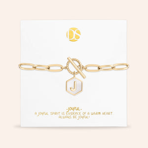 Side by Side Mother of Pearl  Reversible Bracelet