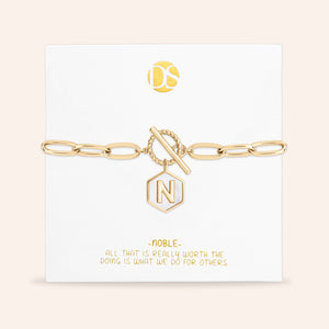 Side by Side Mother of Pearl  Reversible Bracelet