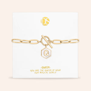 Side by Side Mother of Pearl  Reversible Bracelet