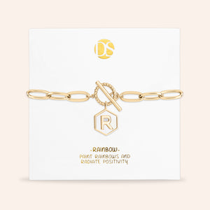 Side by Side Mother of Pearl  Reversible Bracelet