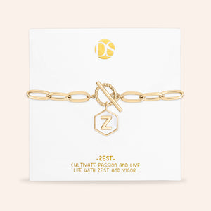 Side by Side Mother of Pearl  Reversible Bracelet