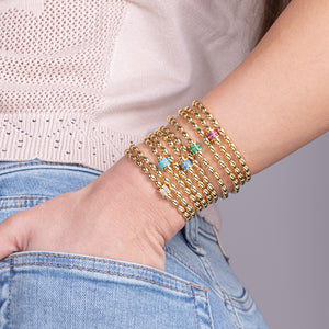 "Bonded from the Start" Set of 2 Birthstone Stretch Bracelets