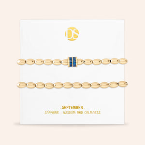 "Bonded from the Start" Set of 2 Birthstone Stretch Bracelets