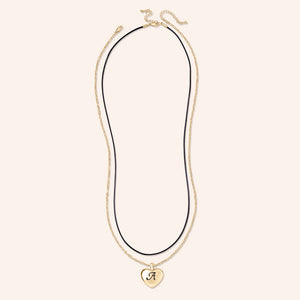 "Ever After" Two-Way Initial Necklace